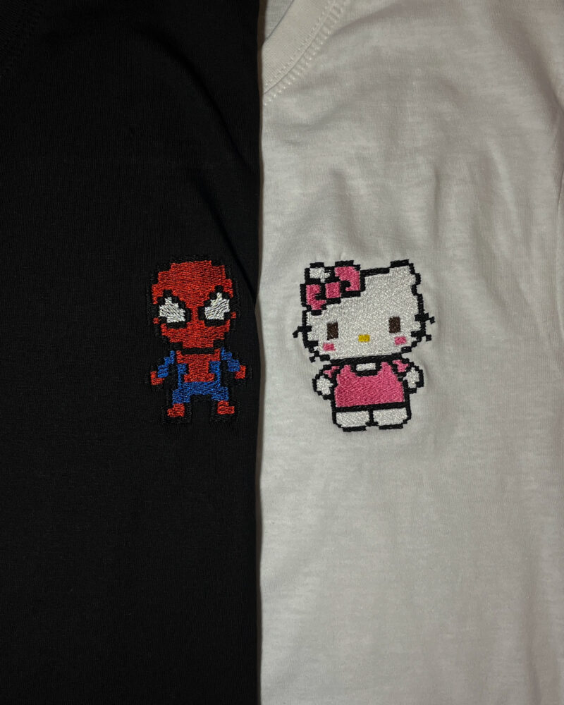 Spiderman i Hello Kitty - koszulki