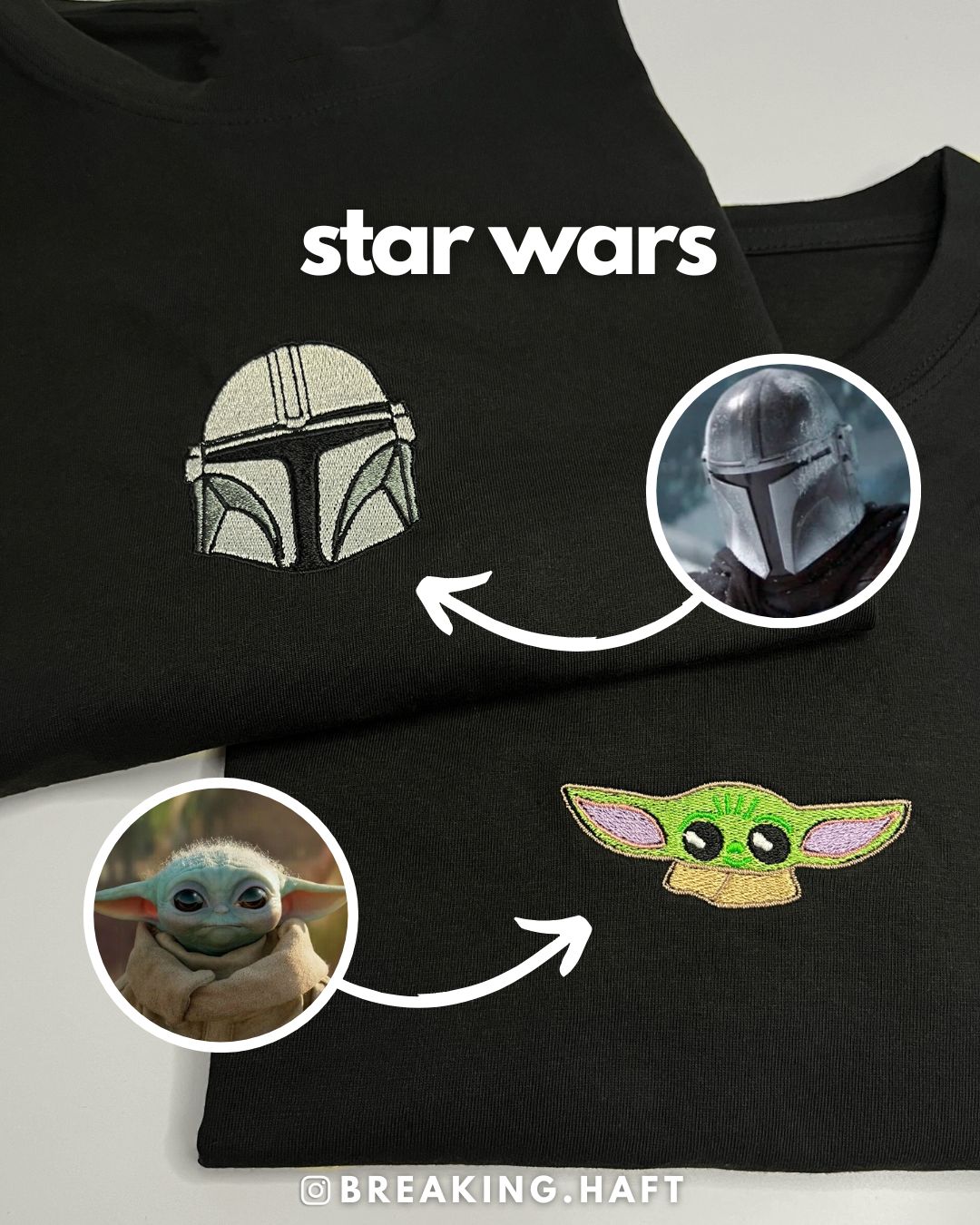 Matching Joda i Mandalorian