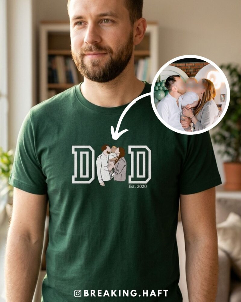 DAD - personalizowany haft ze zdjęcia Koszulka/Bluza