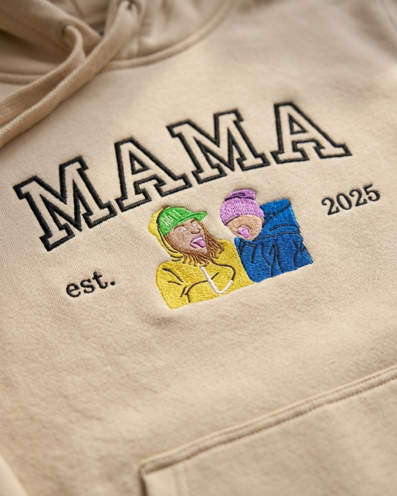 Haft na Dzień Mamy - ze zdjęcia