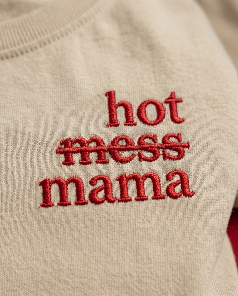 hot (mess) mama - koszulka/bluza