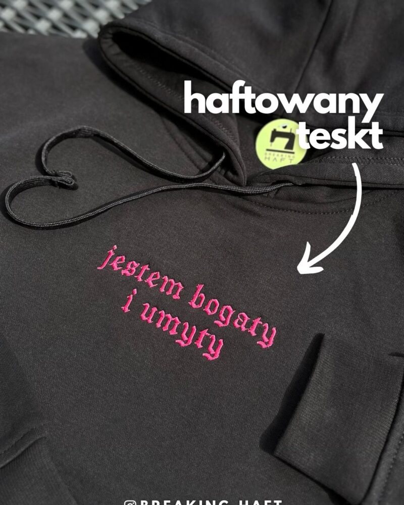 jestem bogaty i umyty - bluza/koszulka