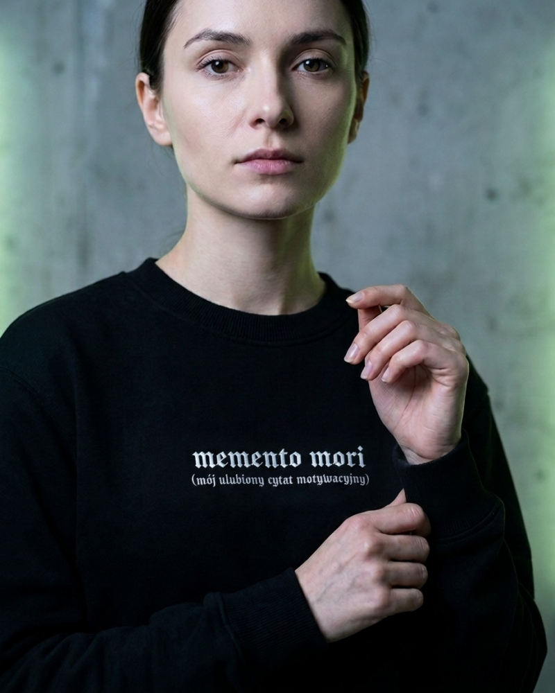Koszulka lub Bluza z tekstem: memento mori