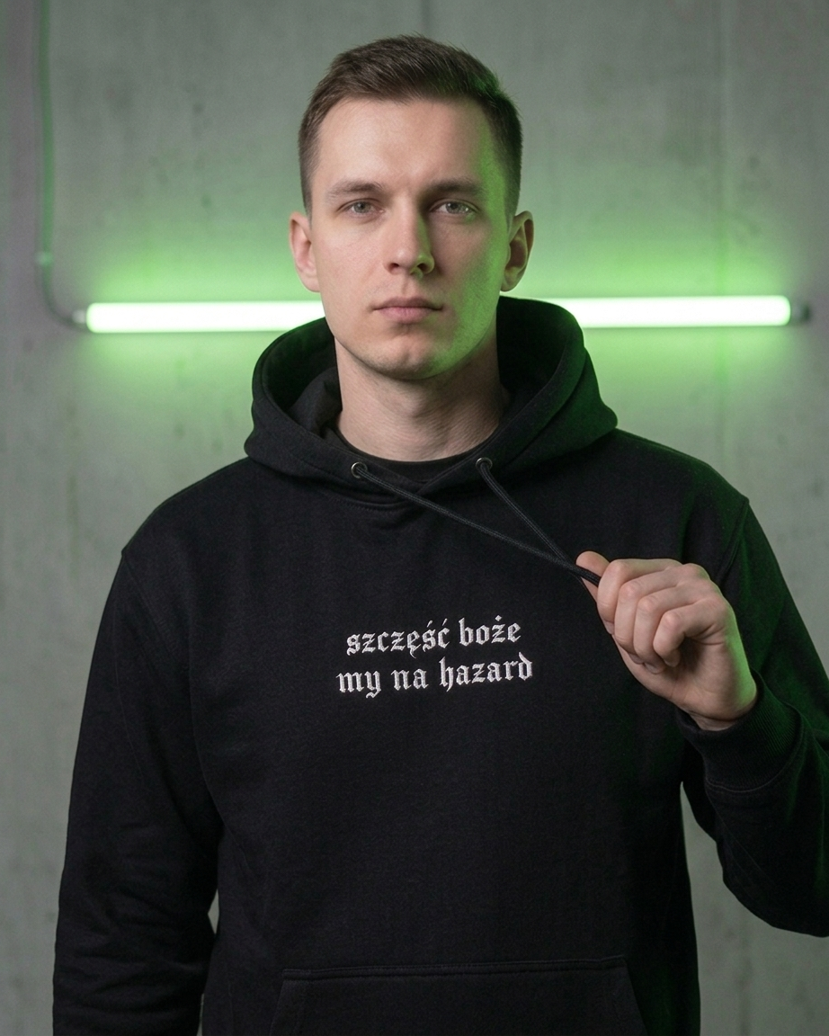 Koszulka lub Bluza z tekstem: szczęść boże, my na hazard - obrazek 2